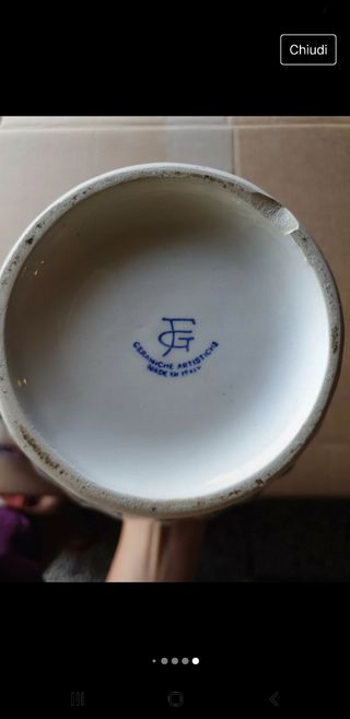Vaso in ceramica Made in Italy ceramiche antiche