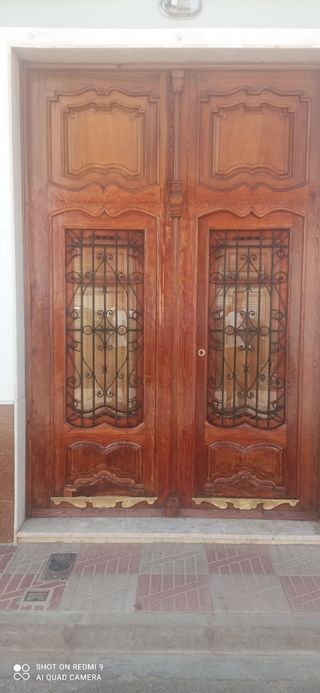 Restauración de puerta principal