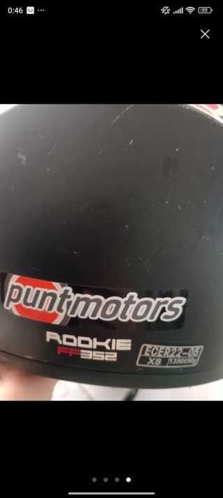 Casco moto