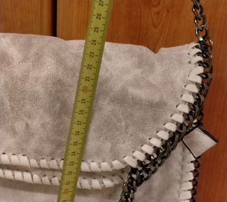 Borsa a spalla tinta avorio 