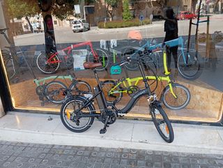 Bicicleta eléctrica plegable