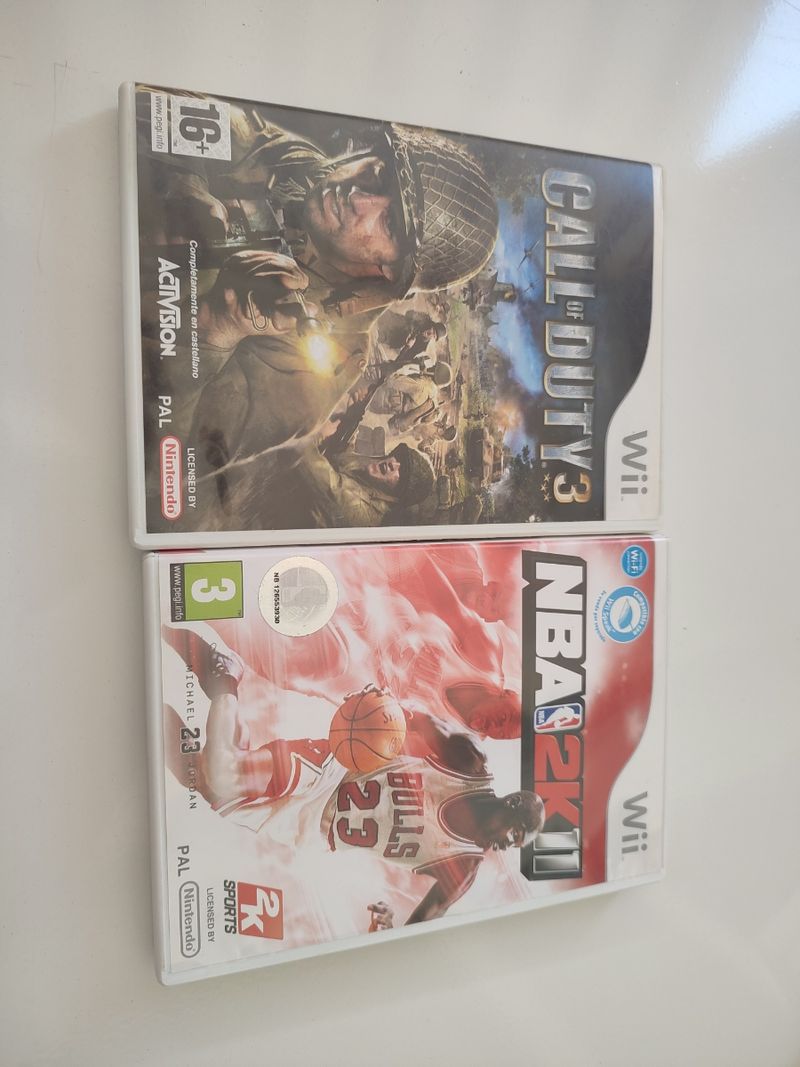 Imagen de Juegos Wii Call of Duty y NBA2K11