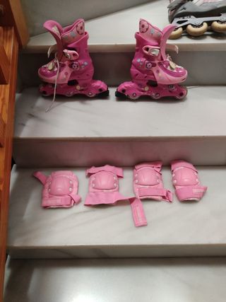 Patines de rueda para niñas 