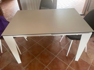 Tavolo allungabile bianco