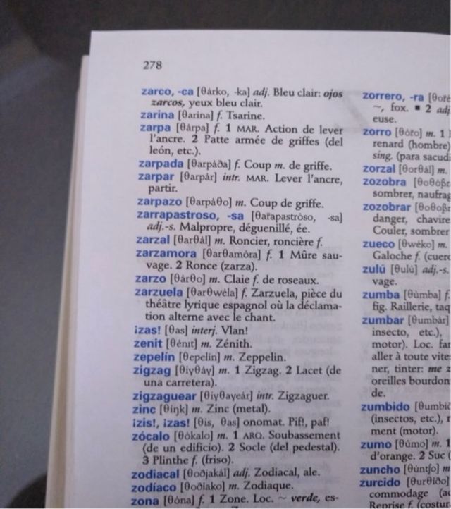 Diccionario Español- francés, “VOX” .