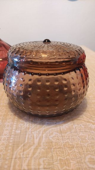JUEGO RECIPIENTES CRISTAL TOCADOR