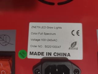 Lampara de cultivo de plantas ZNET9 , NUEVO