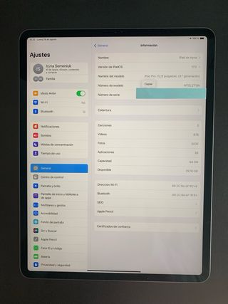 iPad Pro 12,9” 3ª Generación 64GB