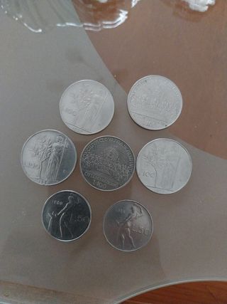 Vecchie monete in Lire italiane