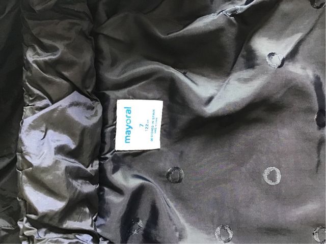 Chaqueton colegial basico para nina 7 años