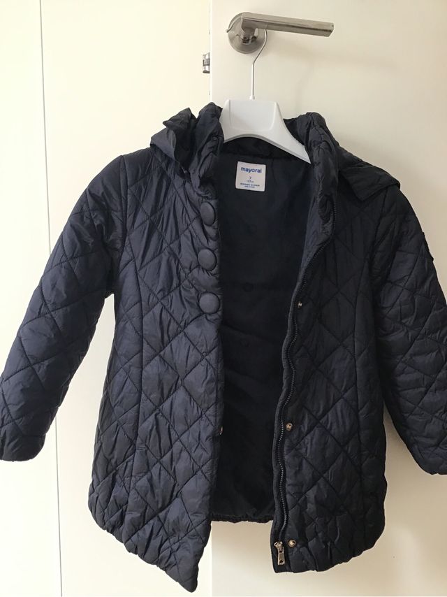 Chaqueton colegial basico para nina 7 años