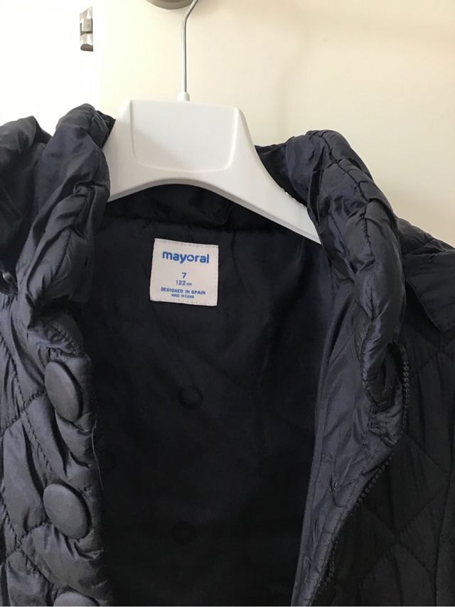 Chaqueton colegial basico para nina 7 años