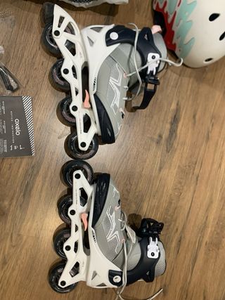 Patines, casco y protecciones
