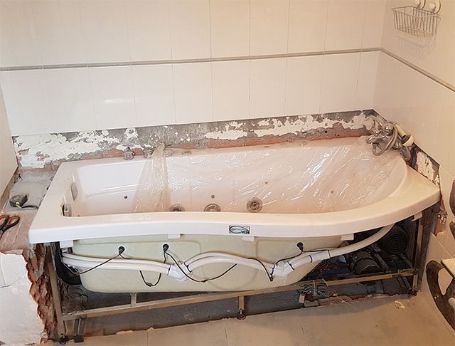 Instalación de bañeras de hidromasaje