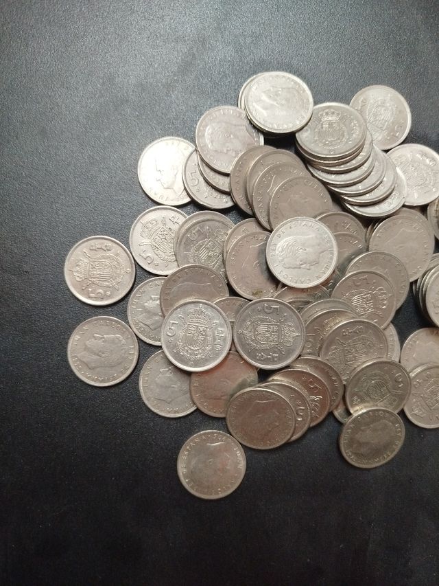 71 monedas 5 pesetas 1975 Juan Carlos I