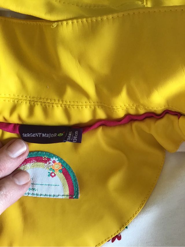 Chubasquero Sergent Major niña 9 años