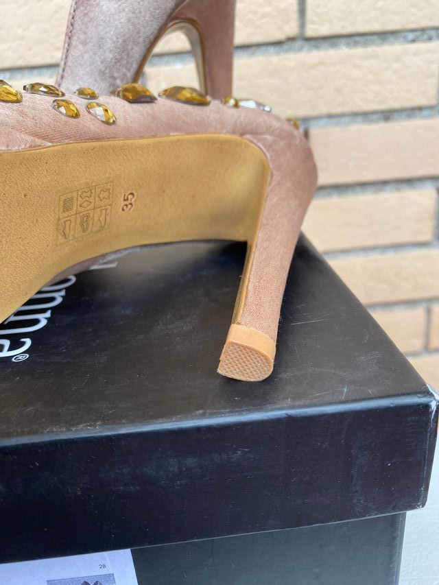 Primadonna tacchi alti gemme 35 nude rosa