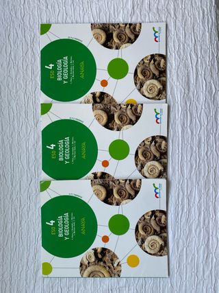 Libro Biología y Geología 4to ESO Anaya