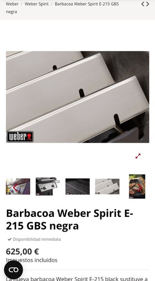 Barbacoa Weber Spirit E-215 GBS