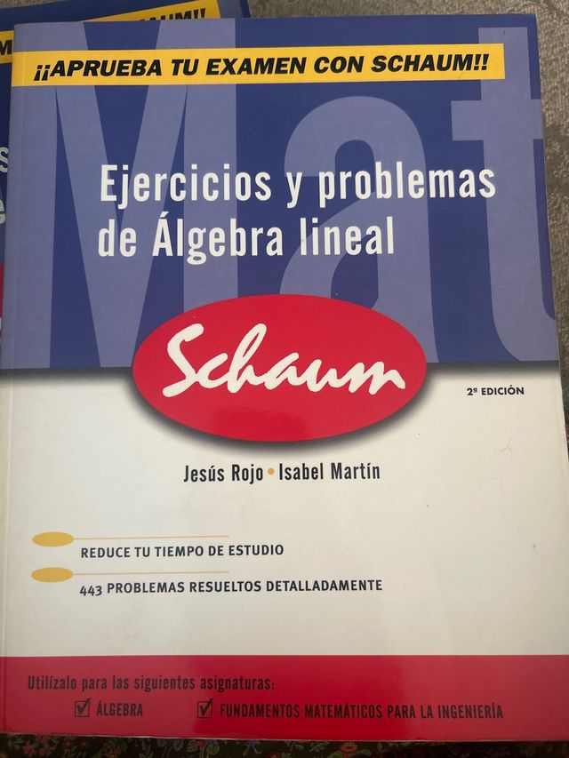 Libro ejercicios y problemas de algebra lineal