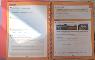Libros de actividades de matemáticas y catalán 6⁰