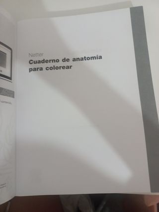 Cuaderno de Anatomía NETTER NUEVO 