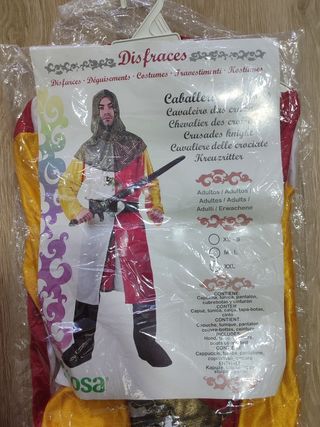 Disfraz caballero medieval