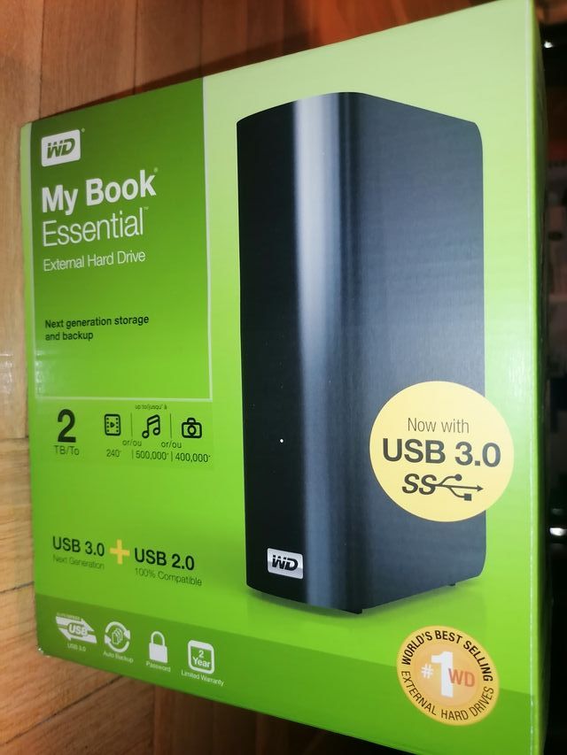 Disco duro externo 2T. Nuevo