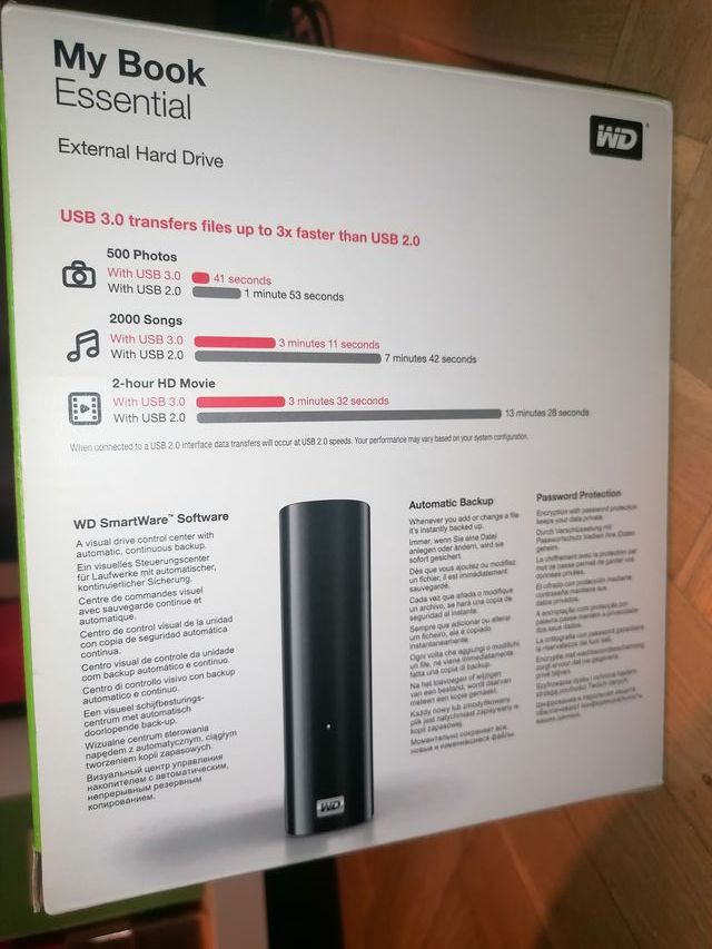 Disco duro externo 2T. Nuevo