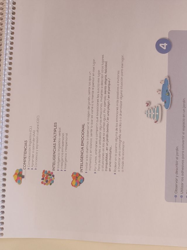 Actividad El Jardín Educación Infantil