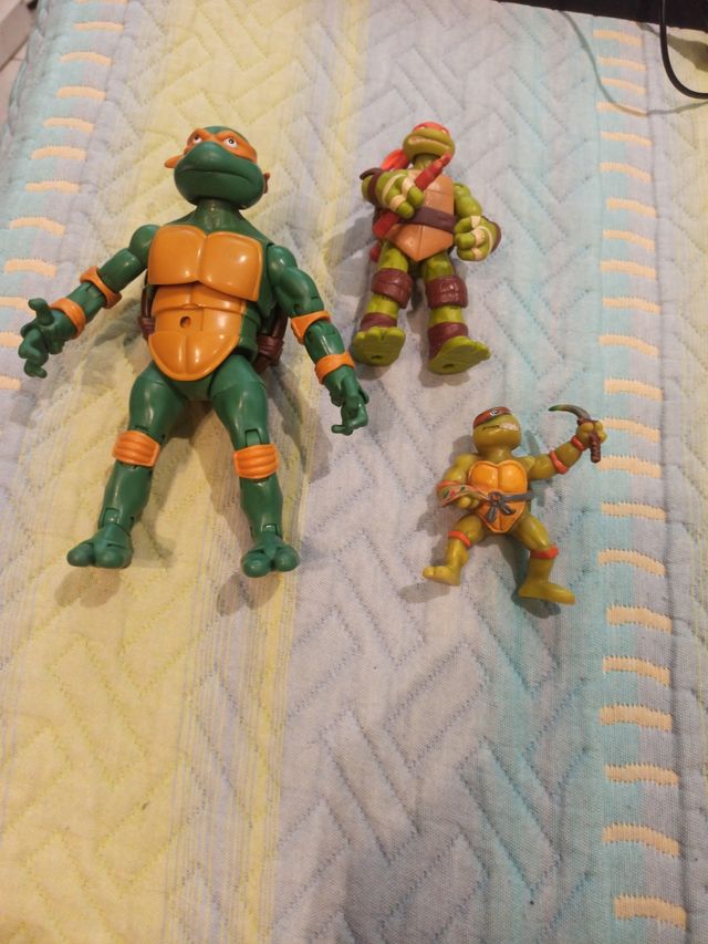 Lote tortugas ninja Michel Angelo