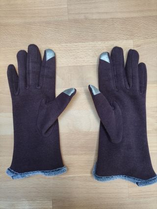 Guantes vintage elegante mujer