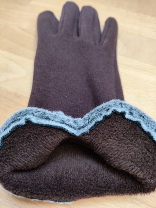 Guantes vintage elegante mujer