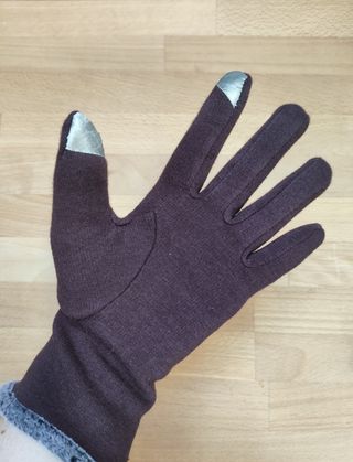 Guantes vintage elegante mujer