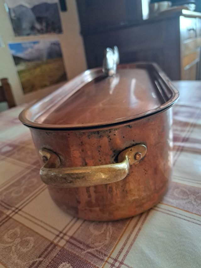 Pescera in rame stagnato