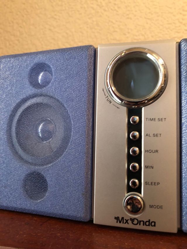 Radio Reloj Mx Onda con doble alarma