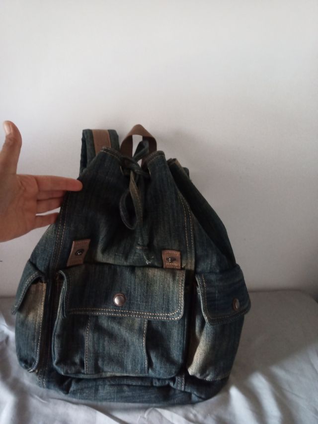 Mochila denim vaquero 