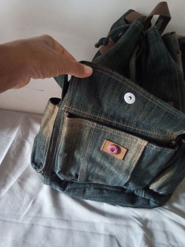 Mochila denim vaquero 