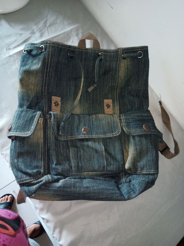 Mochila denim vaquero 