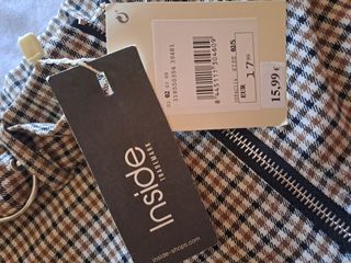 Falda corta cuadros.  Inside. Talla S.