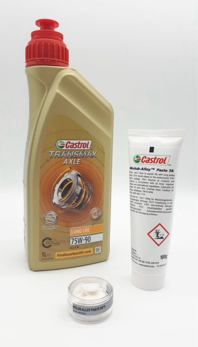 CASTROL PASTE TA + MP3 + TRANSMAX AXLE LL 75W90