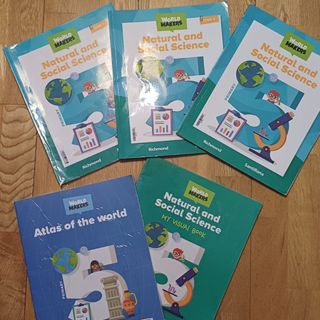 Libros naturales y sociales 5° primaria Santillana