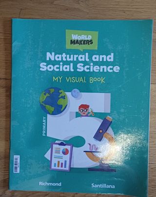 Libros naturales y sociales 5° primaria Santillana