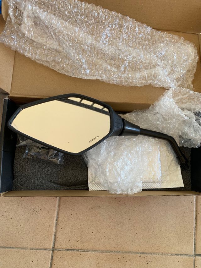 Retrovisor izq universal diametro rosca 10