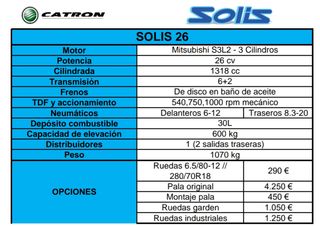 TRACTOR SOLIS 26