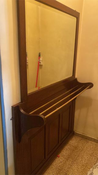 Recibidor anriguo madera