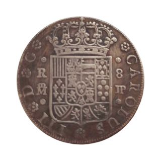 Moneda 8 reales 1762 Carlos III