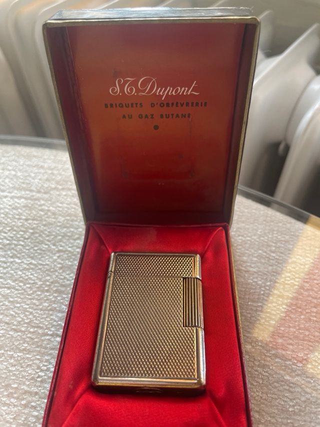 Encendedor dupont de plata