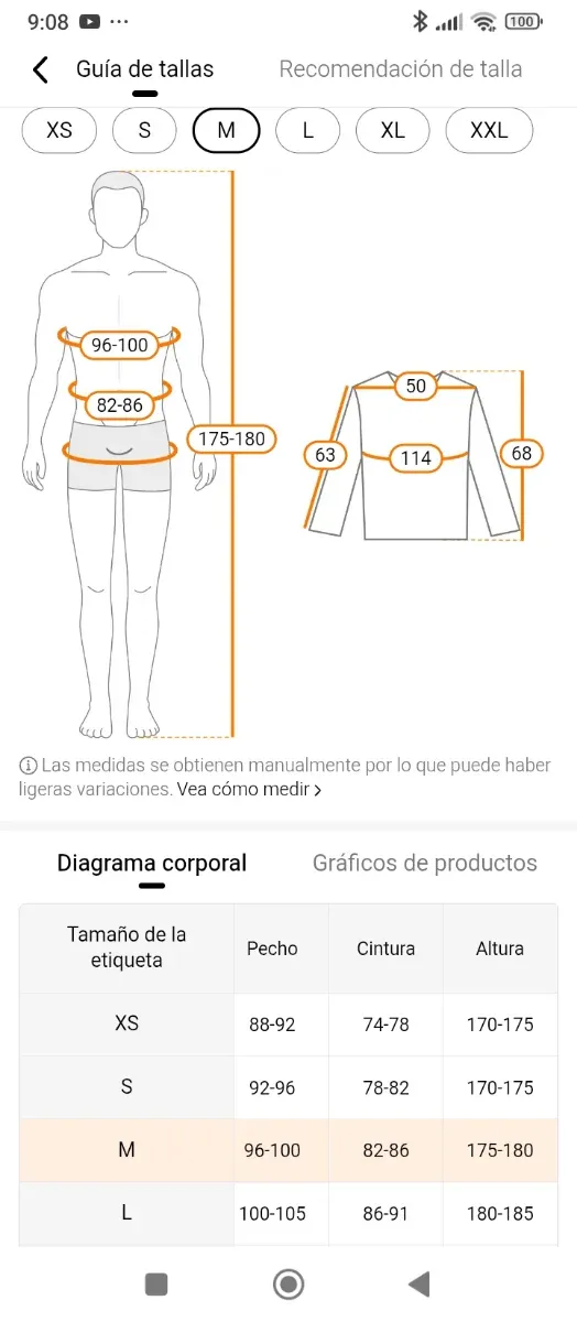 Cazadora tejana talla L y también M