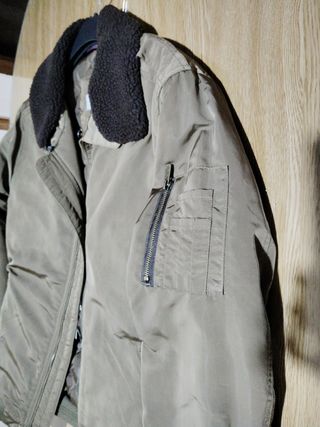 Chaqueta verde militar Corte inglés